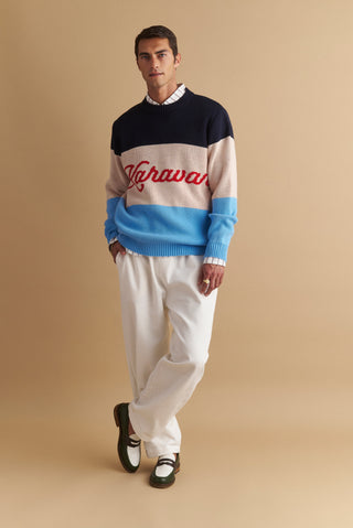 karavan clothing well i did fall winter 24 25 men collection ricardo pullover logo