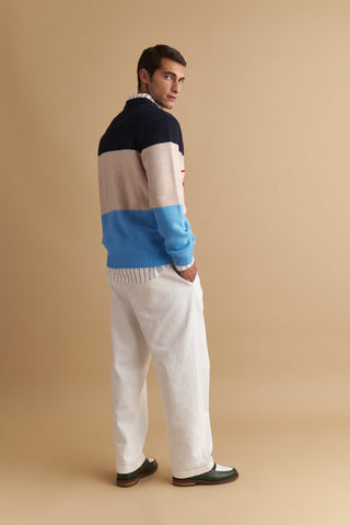 karavan clothing well i did fall winter 24 25 men collection ricardo pullover logo