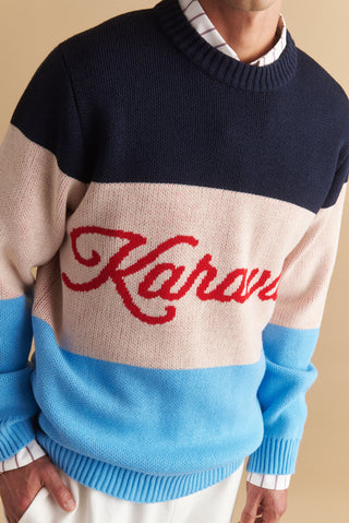 karavan clothing well i did fall winter 24 25 men collection ricardo pullover logo