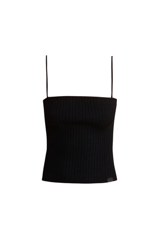 karavan clothing fashion KRVN well i did fall winter 24 25 romilda knitted top black