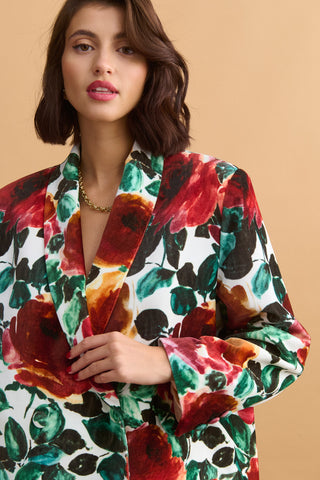 karavan clothing fashion well i did fall winter 24 25 rosalina blazer fruit pattern