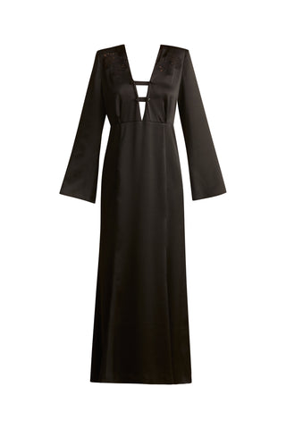 karavan clothing fashion KRVN well i did fall winter 24 25 christmas edition esra dress black