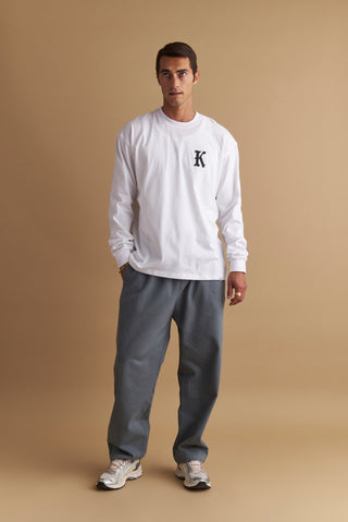 karavan clothing well i did fall winter 24 25 men collection rube longsleeve white