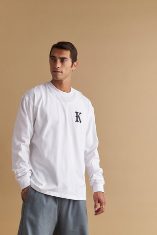 karavan clothing well i did fall winter 24 25 men collection rube longsleeve white