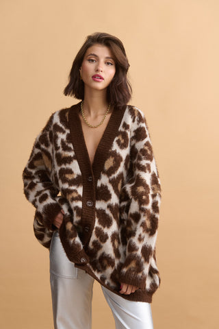 karavan clothing fashion well i did fall winter 24 25 sarah cardigan leopard