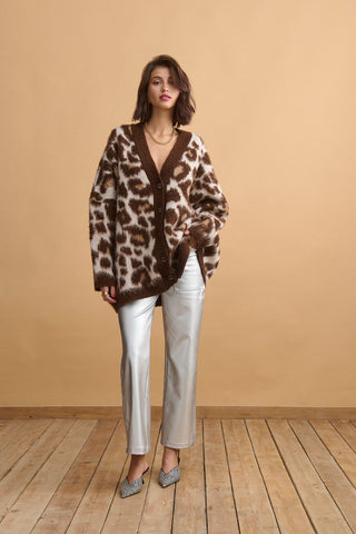 karavan clothing fashion well i did fall winter 24 25 sarah cardigan leopard