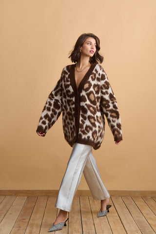 karavan clothing fashion well i did fall winter 24 25 sarah cardigan leopard