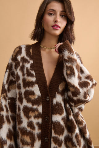 karavan clothing fashion well i did fall winter 24 25 sarah cardigan leopard