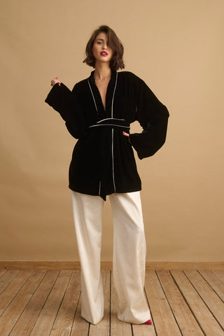 karavan clothing fashion KRVN well i did fall winter 24 25 christmas edition sophie kimono black