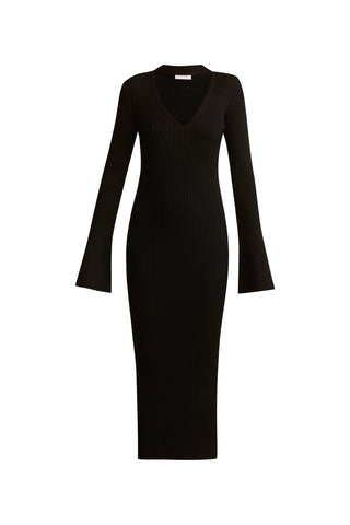 karavan clothing fashion KRVN well i did fall winter 24 25 stefania dress black