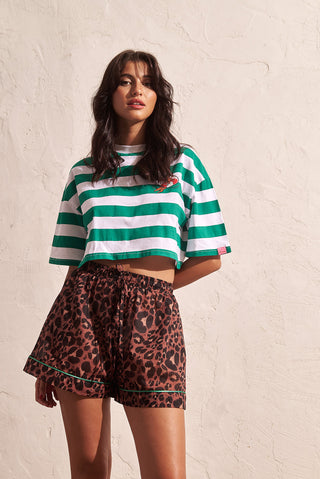 karavan clothing fashion spring summer 24 collection weekendwear anne shorts leopard