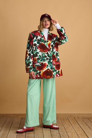 karavan clothing fashion well i did fall winter 24 25 rosalina blazer fruit pattern