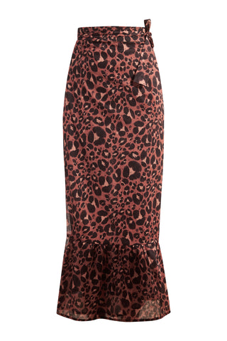 karavan clothing fashion spring summer 24 collection weekendwear jessica skirt leopard