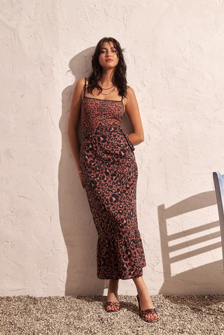karavan clothing fashion spring summer 24 collection weekendwear jessica skirt leopard