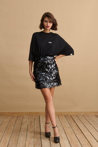 karavan clothing fashion KRVN well i did fall winter 24 25 christmas edition valentina skirt black