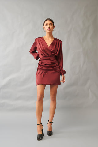 Rebecca Dress (Bordeaux)