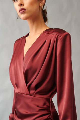 Rebecca Dress (Bordeaux)